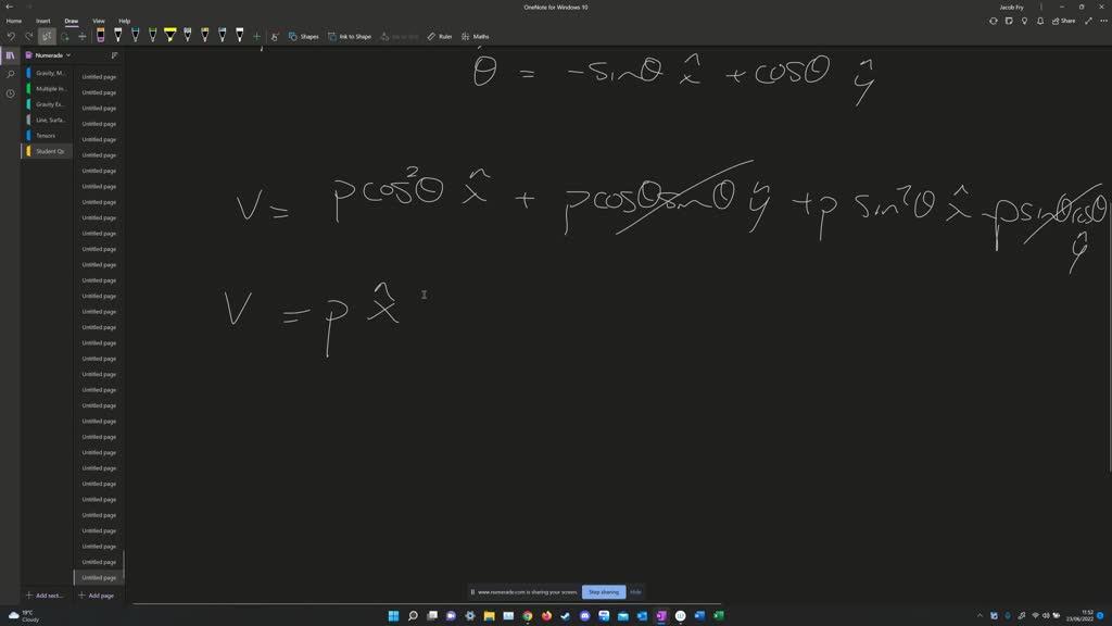 SOLVED: Consider a velocity field where the radial and tangential ...