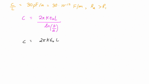 if-the-capacitance-per-unit-length-of-a-cylindrical-capacitor-is-30-pfim-what-is-the-ratio-of-the-radii-of-the-two-cylinders-assume-rz-r-additional-materials-obook-submit-answor-56885