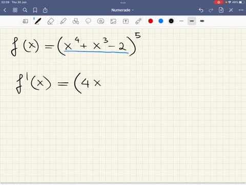 use-the-chain-rule-to-differentiate-fxx4x3-25