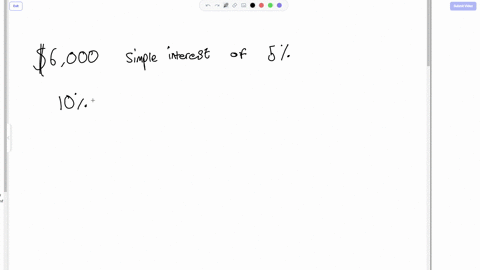 SOLVED At what rate of simple interest will 5000 amount to6050 in