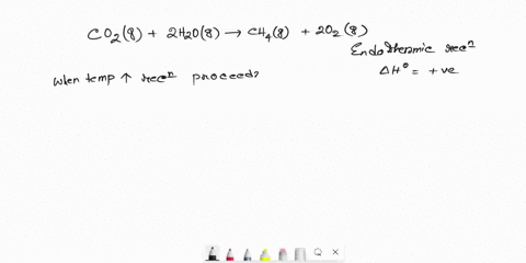 carbon-dioxide-and-water-react-to-form-methane-and-oxygen-like-this-cog-2h-og-ch492039-the-reaction-endothermic-suppose-mixture-of-co-ho-ch-and-o-has-come-equilibrium-in-closed-reaction-vess-77953