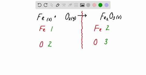 how-do-i-balance-these-equations-fes-o2g-fe2o3s