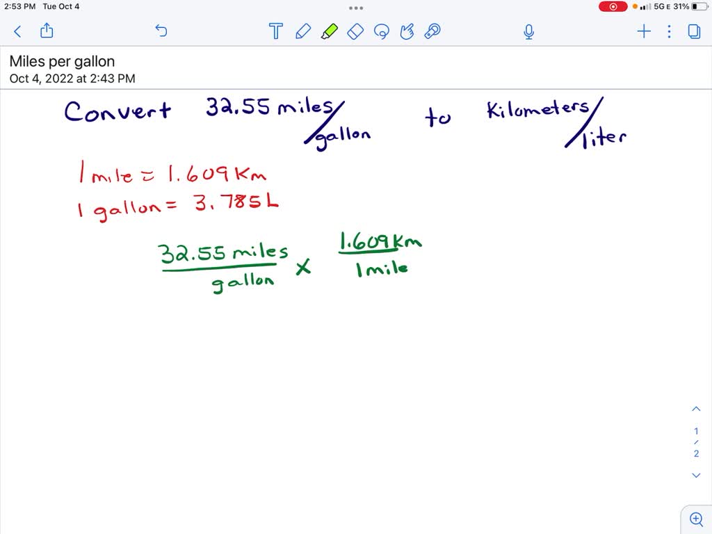 SOLVED while researching vehicles, Danielle finds that the fuel economy of a particular vehicle