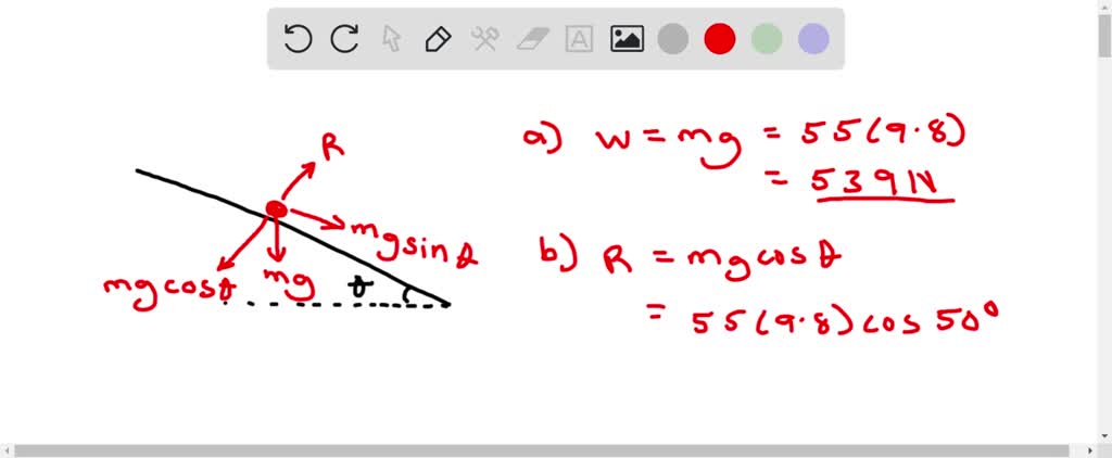 SOLVED: skier with mass m starts at the top of = very large ...