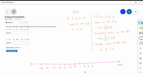 solve-each-of-the-given-compound-inequalities-enter-your-answers-using-interval-notation