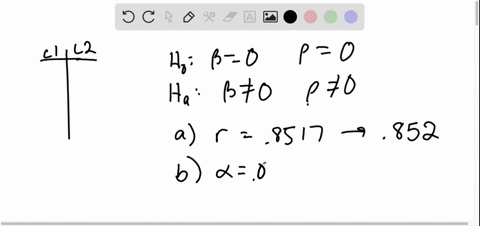 use-the-given-data-to-find-the-equation-of-the-regression-line-round-the-final-values-to-three-significant-digits-if-necessary-x-3-5-7-15-16-y-8-11-7-14-20-a-calculate-the-correlation-coeffi-11705