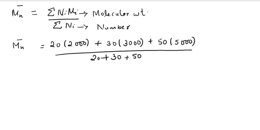 SOLVED: Q6. A polymer sample analysis indicated the presence of 20% (by ...