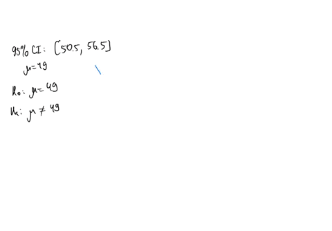 the-95-confidence-interval-for-the-mean-is-505565-with-data-from-a-normal-distribution-with-known-standard-deviation-how-a-hypothesis-test-is-run-at-alpha-005-using-h0-mu-49-against-h1-mu-49-61324