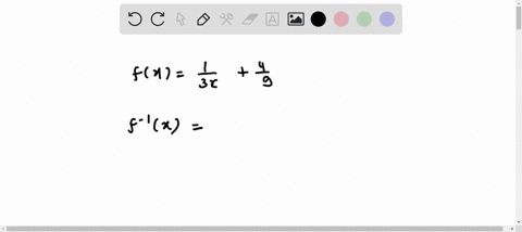given-the-function-fx13x49-find-a-formula-for-the-inverse-function-66833