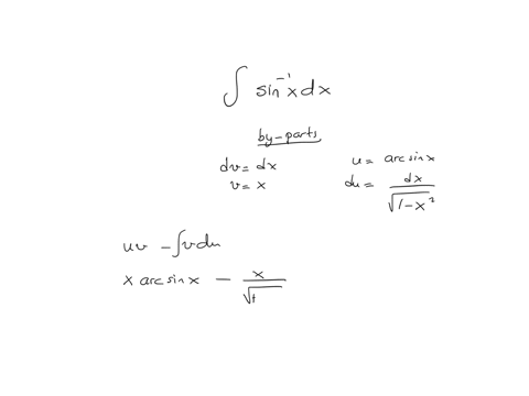 int-sin-1-x-d-x