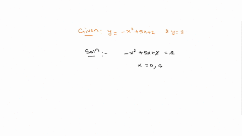 find-the-area-of-the-region-bounded-by-the-graphs-of-y-x2-5x-2-and-y-2-a-30833-b-11333-c-40883-d-20833-25408