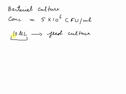 to-dilute-a-bacterial-culture-100-l-of-a-starter-culture-is-mixed-with-fresh-culture-media-to-a-final-volume-of-5-ml-the-starter-culture-was-diluted-by-a-factor-of-given-a-bacterial-culture-96672