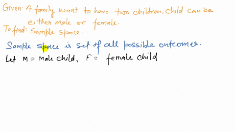 a-family-wants-to-have-two-children-the-children-can-either-be-male-or-female-what-is-the-sample-space-for-this-experiment-the-order-in-which-the-couple-has-children-does-matter-to-the-paren-54193