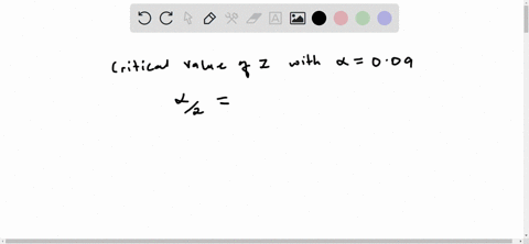 find-the-critical-values-for-a-left-tailed-z-test-with-alpha009-include-a-graph-with-your-answer-60046