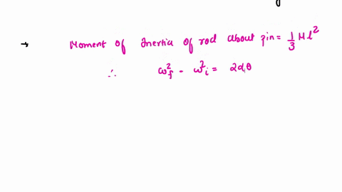 the-diagram-shows-thin-rod-of-uniform-mass-distribution-pivoted-about-one-end-by-pin-passing-through-that-point-the-mass-of-the-rod-is-0440-kg-and-its-length-is-153-m-when-the-rod-is-release-15804