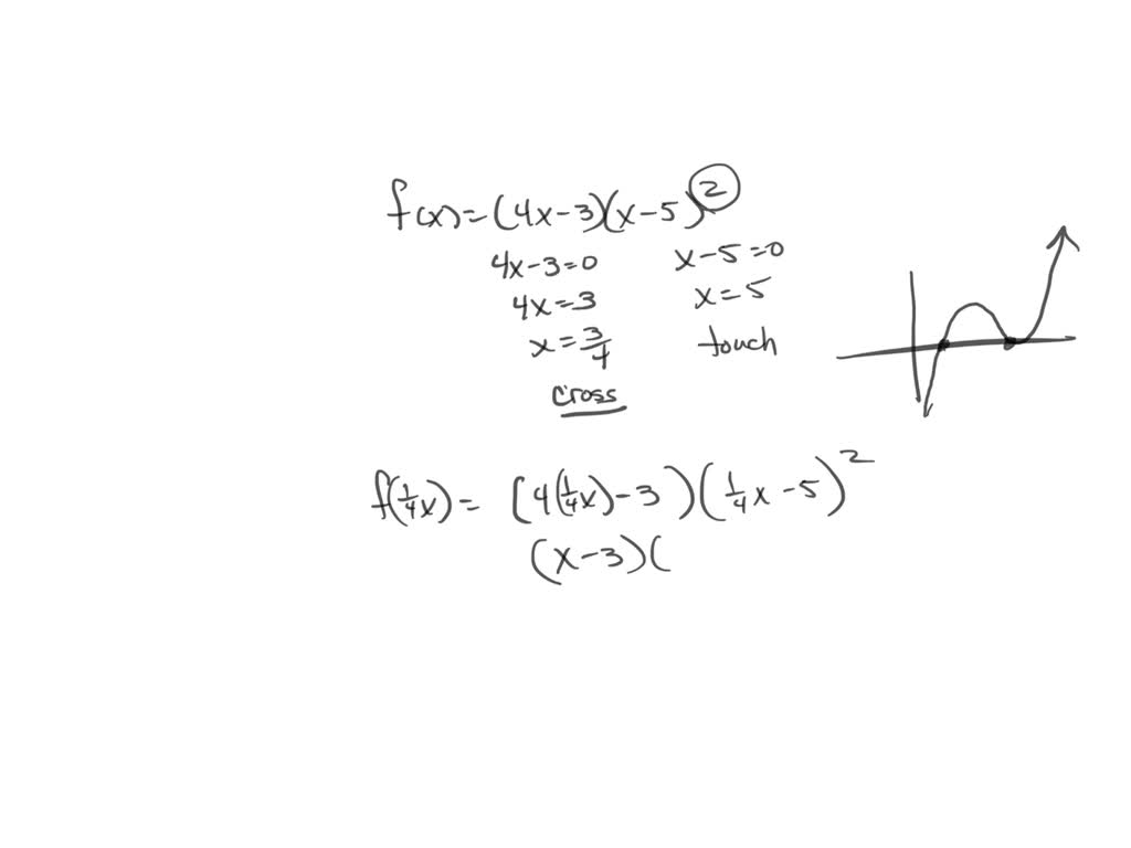 The curve C has equation y = f(x), where f(x) = (4x^3)(x - 5). (a ...
