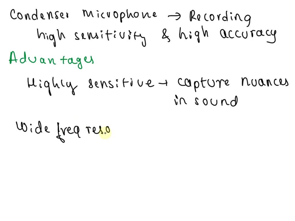 SOLVED 1. Name two advantages and two disadvantages of the condenser