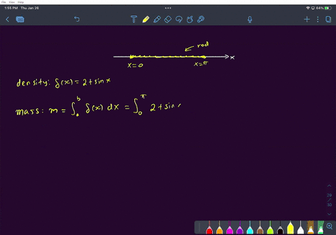 a-rod-with-density-deltax2sin-x-lies-on-the-x-axis-between-x0-and-xpi-find-the-center-of-mass-of-t-4-88815
