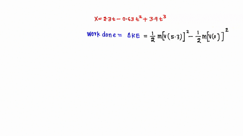 a-single-force-acts-on-a-13-kg-particle-like-object-in-such-a-way-that-the-position-of-the-object-as-a-function-of-time-is-given-by-x-23t-063t2-39t3-with-x-in-meters-and-t-in-seconds-find-th-17402