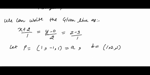 find-parametric-equations-and-symmetric-equations-for-the-line-the-line-through-1-11-and-parallel-to-41739