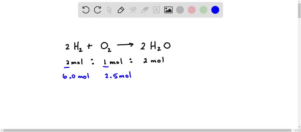 SOLVED: How many moles of water are produced when 6.0 moles of hydrogen ...