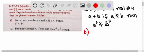 in-12-13-a-write-a-negation-for-the-given-statement-and-b-use-a-counterexample-to-disprove-the-given-state-ment-explain-how-the-counterexample-actually-shows-that-the-given-statement-is-fals-11304