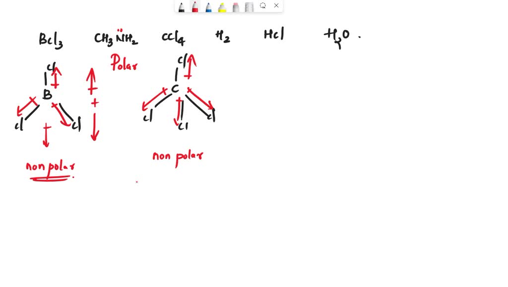 SOLVED: Para Classify these molecules as Polar = or nonpolar Drag each