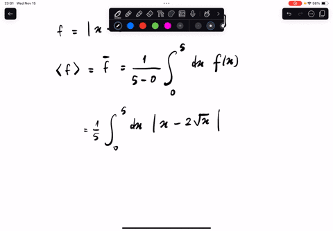 find-the-average-value-of-f-x-x-2x-on-0-5