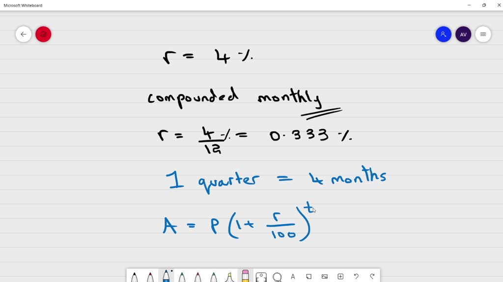 If money is worth 4 compounded monthly, what payment at the end of