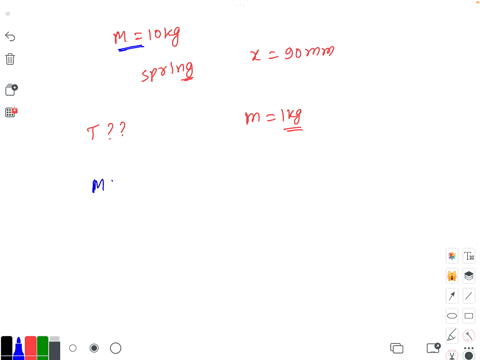when-10-kg-block-is-suspended-from-spring-the-spring-stretched-distance-of-90-mm-determine-the-period-of-vibration-for-kg-block-attached-to-the-same-spring-10372-3302-0005-20744-6604-48742