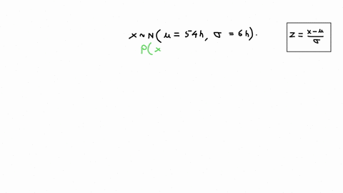 lifetimes-of-batteries-in-a-certain-application-are-normally-distributed-with-mean-54-hours-and-standard-deviation-6-hours-find-the-probability-that-a-randomly-chosen-battery-lasts-greater-t-96332