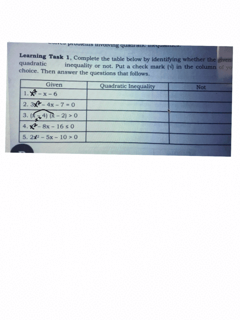 pa-help-po-di-ko-talaga-kaya-solves-problems-involving-quadratic-inequalities-learning-task-1-complete-the-table-below-by-identifying-whether-the-given-is-quadratic-inequality-or-not-put-a-c-76112