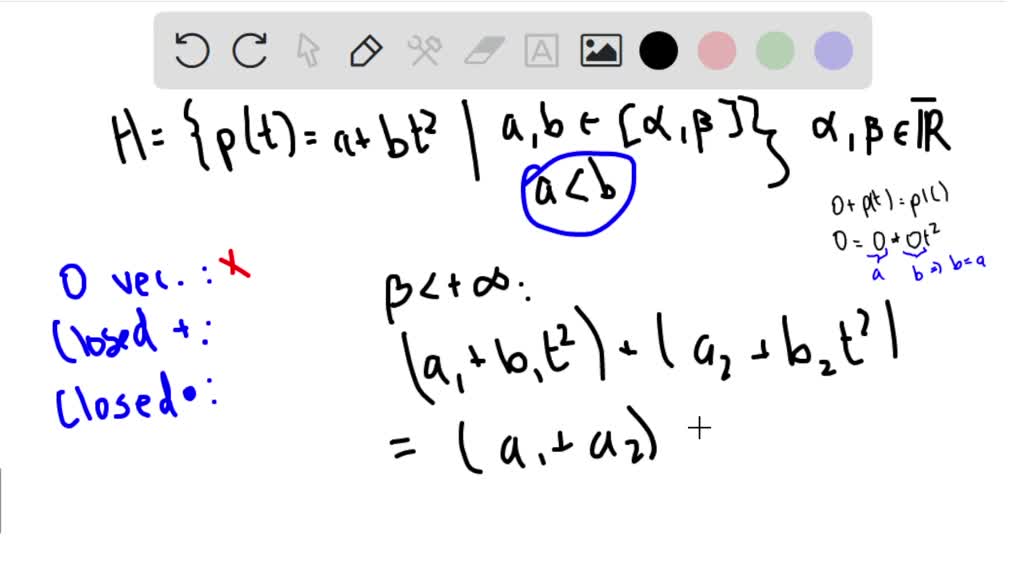 SOLVED: Problem #10: Which of the following sets are closed under ...