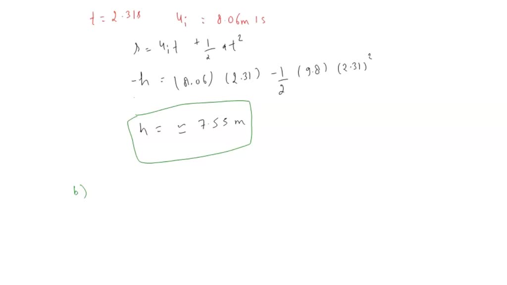 SOLVED A ball thrown vertically upward reaches a maximum height of 50