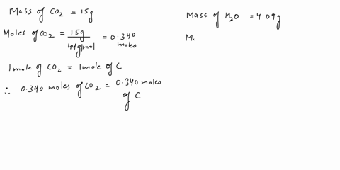 the-combustion-of-an-unknown-organic-compound-containing-only-carbon-and-hydrogen-produces-150-g-of-carbon-dioxide-and-409-g-of-water-what-is-the-empirical-formula-for-the-unknown-compound-c-10584