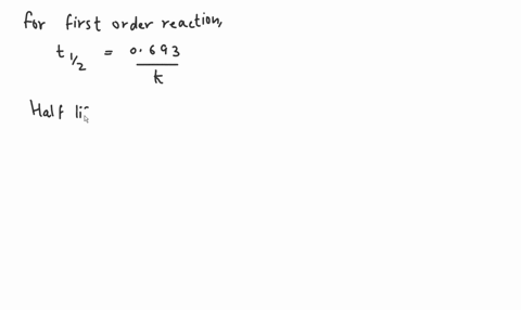 a-first-order-reaction-has-a-rate-constant-of-000167-s-1-ifthe-initial-concentration-of-the-reaction-is-450-m-what-is-the-half-life-of-the-reactant-report-your-answer-using-three-significant-57447