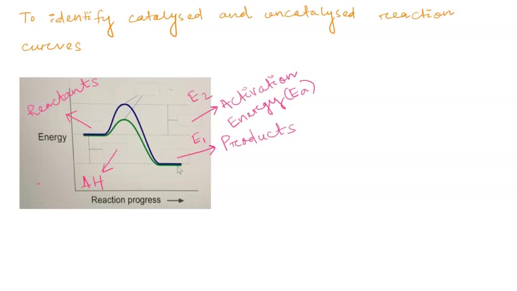 SOLVED Below, energy is plotted as a function of reaction progress for