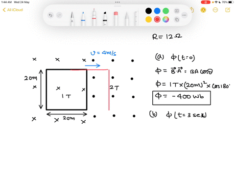q5-points-the-loop-in-the-figure-has-a-resistance-of-12-0-and-is-being-pulled-to-the-right-at-40ms-x-x-x-x-x-x-x-x-l0t-xi-x-x-x-xix-x-x-x-x-x-20-20m-20-m-a-find-the-flux-through-the-loop-dir-58678