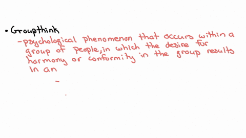 question-14-1-point-what-oceurs-when-members-of-a-cohesive-group-emphasize-concurrence-or-agroement-at-the-expense-of-critical-thinking-in-arriving-at-a-decisien-group-polarization-social-loafing-the