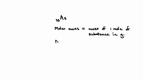 what-is-the-molar-mass-of-arsenic-73952