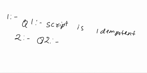 question-1-the-bash-script-below-uses-the-azure-command-line-interface-cli-to-create-an-azure-resource-group-and-provision-a-linux-ubuntu-vm-inside-it-if-run-twice-the-script-produces-exactl-22326