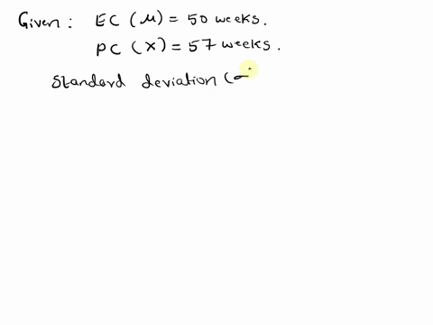consider-a-project-that-has-an-expected-completion-time-of-50-weeks-and-a-standard-deviation-of-9-weeks-what-is-the-probability-that-the-project-is-finished-in-57-weeks-or-fewer-round-to-two-11075