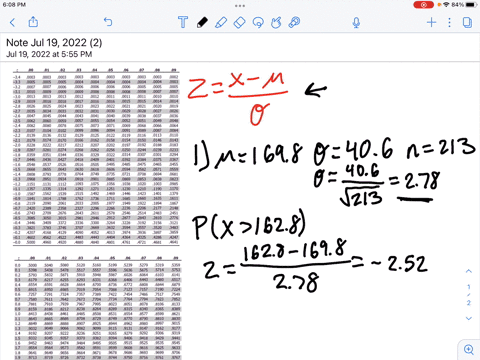 1-a-population-of-values-has-a-normal-distribution-with-16981698-and-406406-you-intend-to-draw-a-random-sample-of-size-n213n213-find-the-probability-that-a-sample-of-size-n213n213-is-randoml-44288