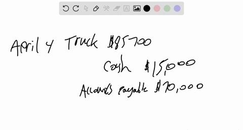 prepare-a-journal-entry-for-the-purchase-of-a-truck-on-april-4-for-85700-paying-15000-cash-and-the-remainder-on-account-refer-to-the-chart-of-accounts-for-exact-wording-of-account-titles-00037