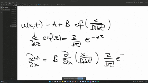 show-that-uxt-a-berfx-4kt-a-and-b-constant-satisfy-the-one-dimensional-diffusion-equation-k-2ux2-ut