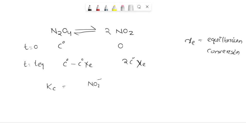 SOLVED: Q2: The isobaric, isothermal, gas-phase decomposition of ...