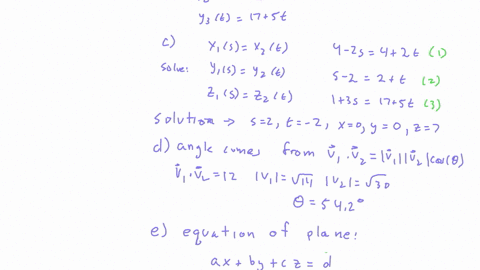 this-exercise-explores-key-relationships-between-a-pair-of-lines-consider-the-following-two-lines-one-with-parametric-equations-xs4-2s-ys-2s-zs13s-s-and-the-other-being-the-line-through-the-36434