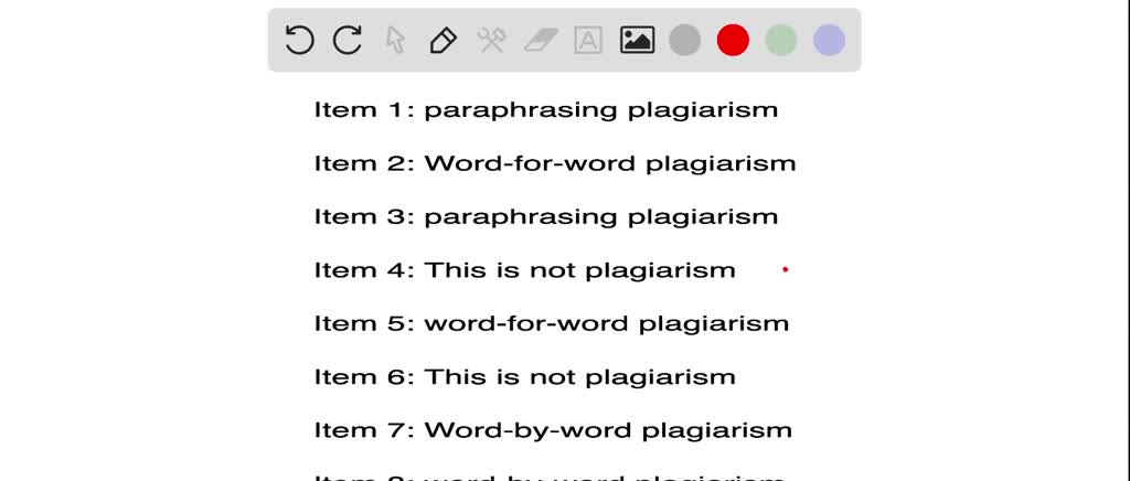 edu/plagiarismTostGR.php Item 1 In the case below