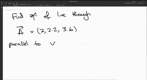 find-a-vector-equation-and-parametric-equations-for-the-line-use-the-parameter-t-the-line-through-the-point-2-22-36and-parallel-to-the-vector-4i-2j-k-rt-xtytzt