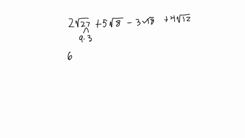 1-simplify-2-marks-each-a-2-sqrt275-sqrt8-3-sqrt184-sqrt12-b-2-sqrt85-sqrt122